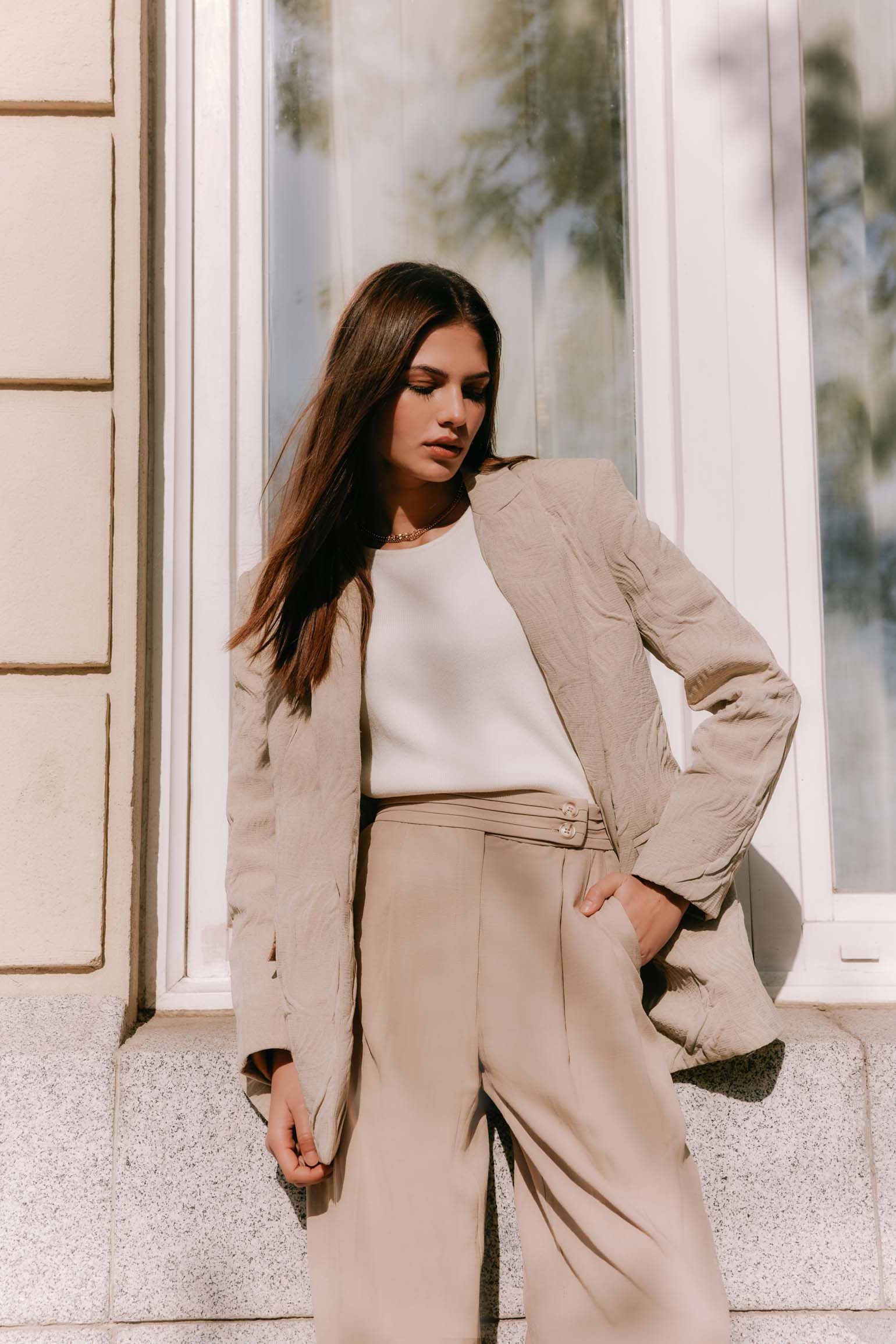 Blazer ANAGA Beige - Image 2