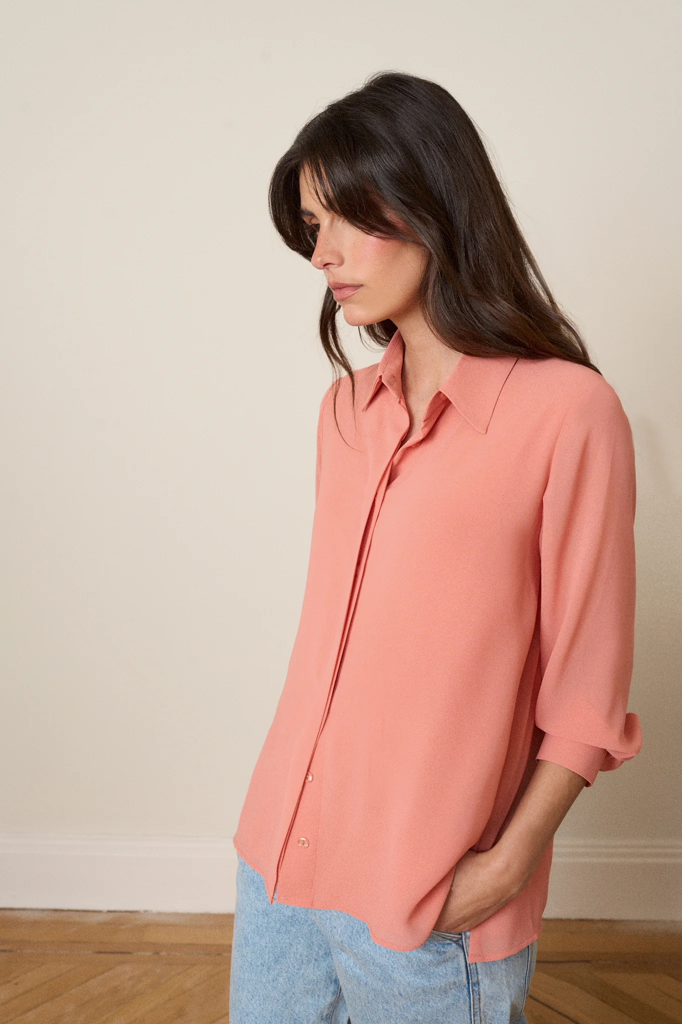 Blusa ESENCIA Salmón Lava - Image 3