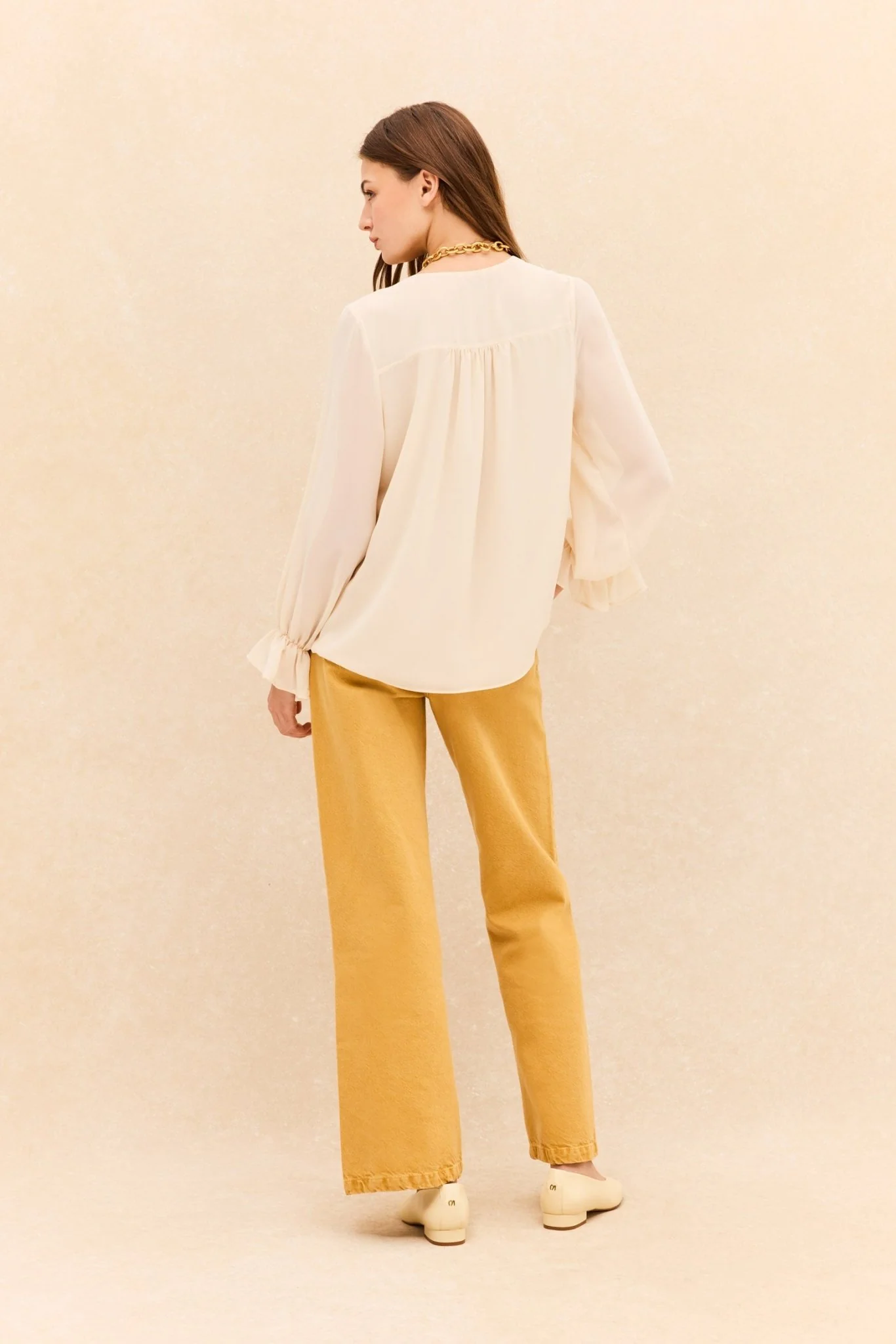 Blusa LIORA Beige Caliza - Image 4