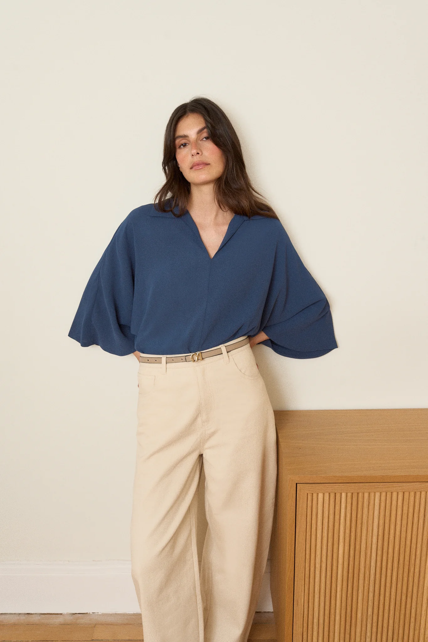 Blusa LUPE Azul Cantábrico - Image 3