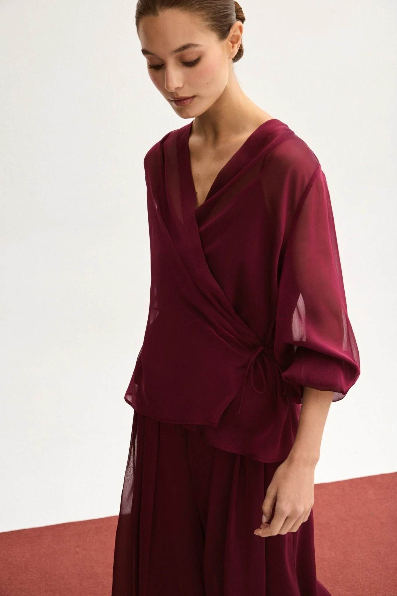 Blusa MARTINE Cereza Árida - Image 3