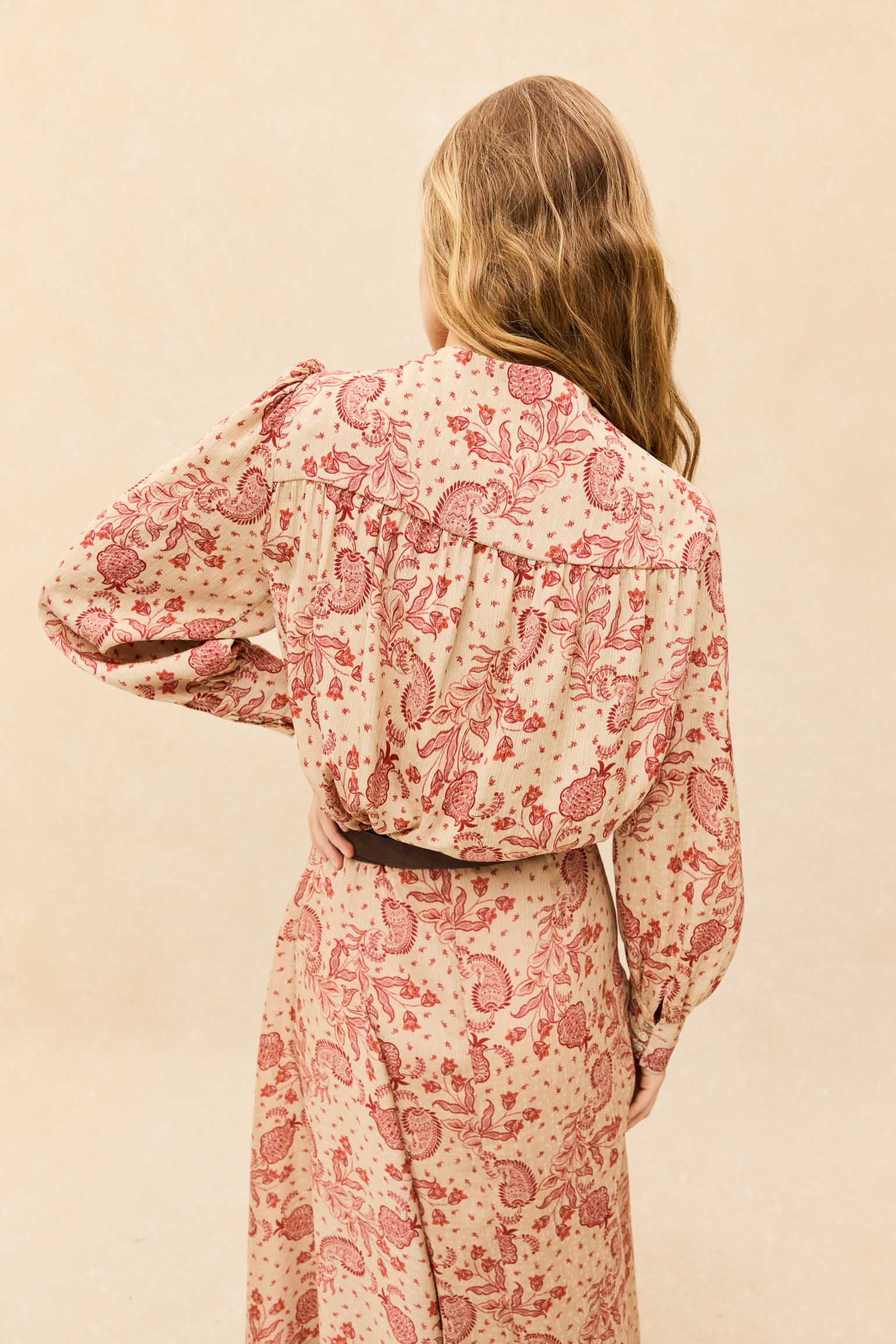 Blusa PATTI Estampado Teja - Image 2