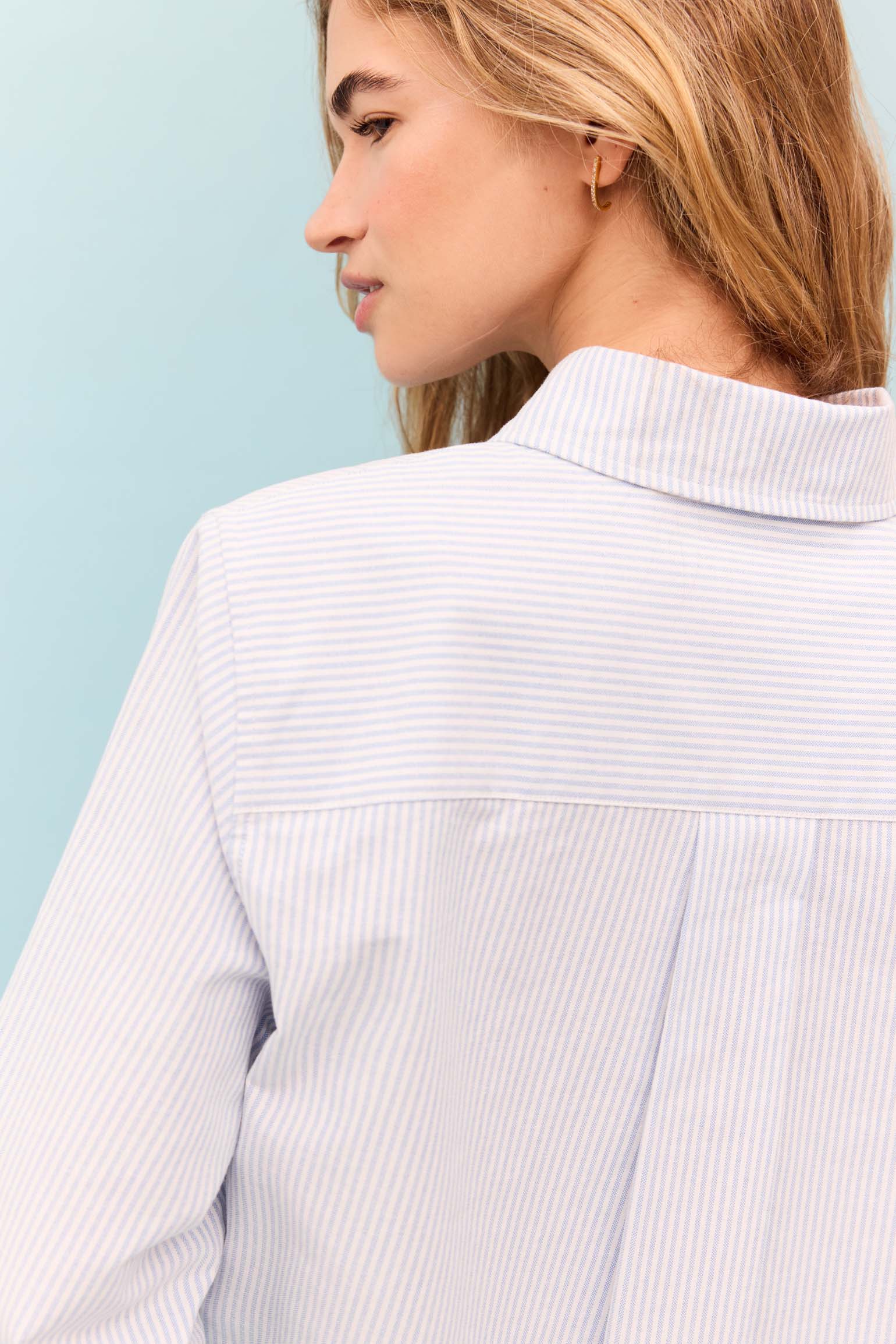 Camisa VINCI Rayas Azul - Image 5