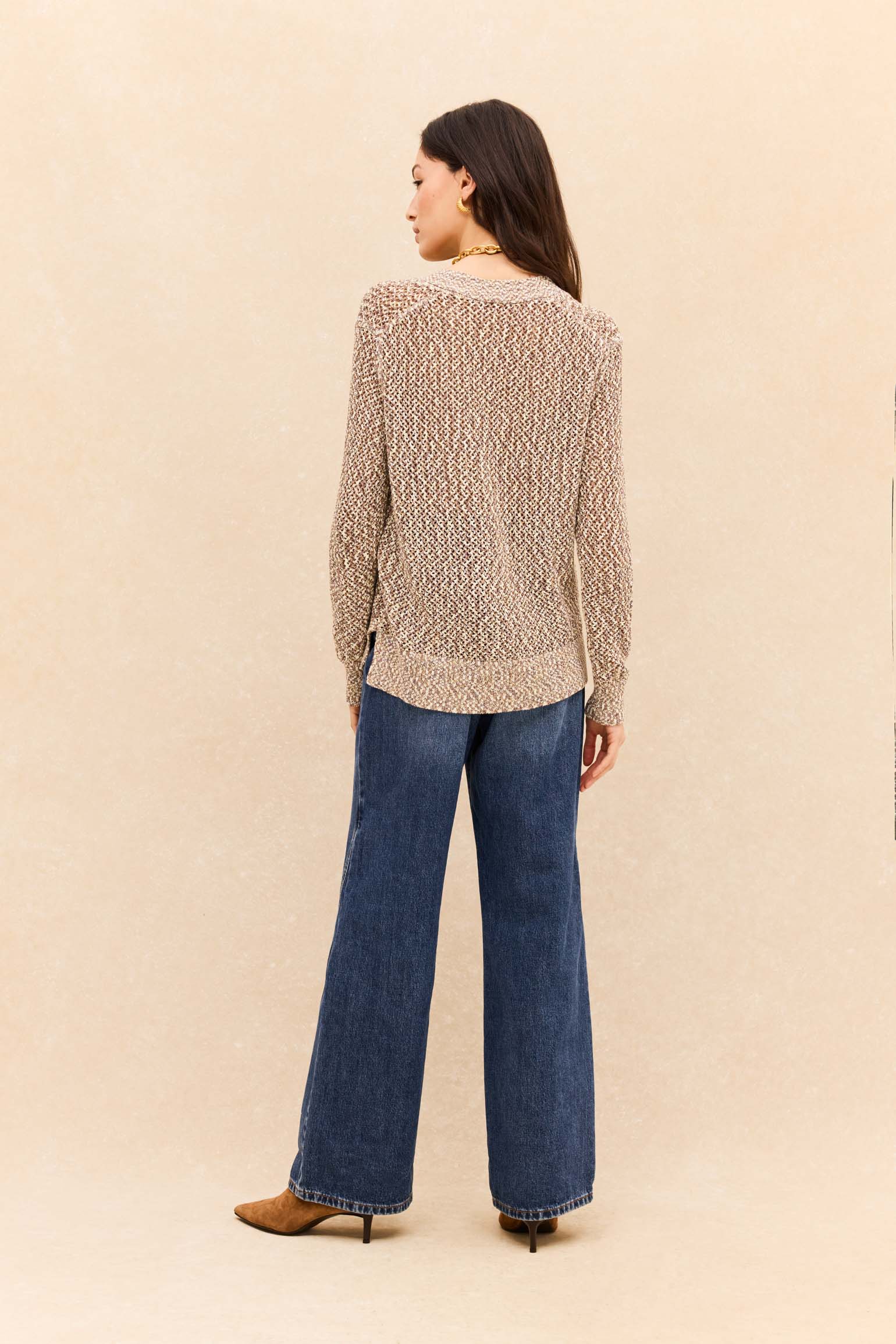 Cardigan MAINE Beige - Image 4