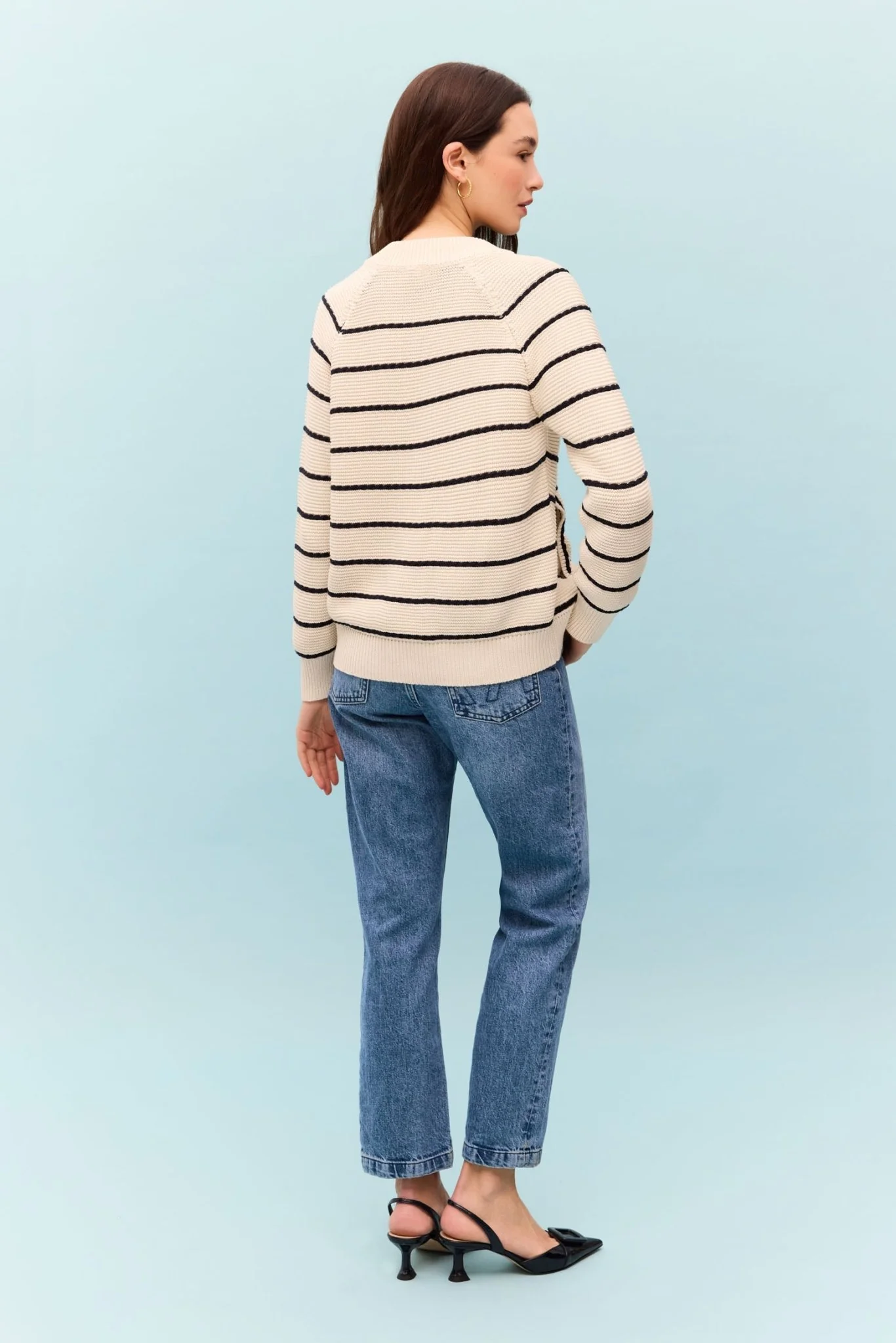 Cardigan SILAS Rayas Azul - Image 3
