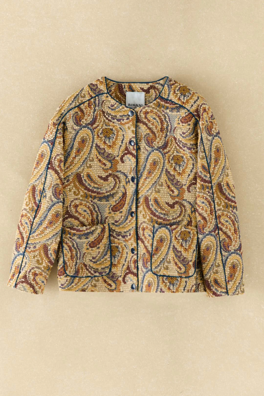 Chaqueta MABEL Estampado Beige - Image 5
