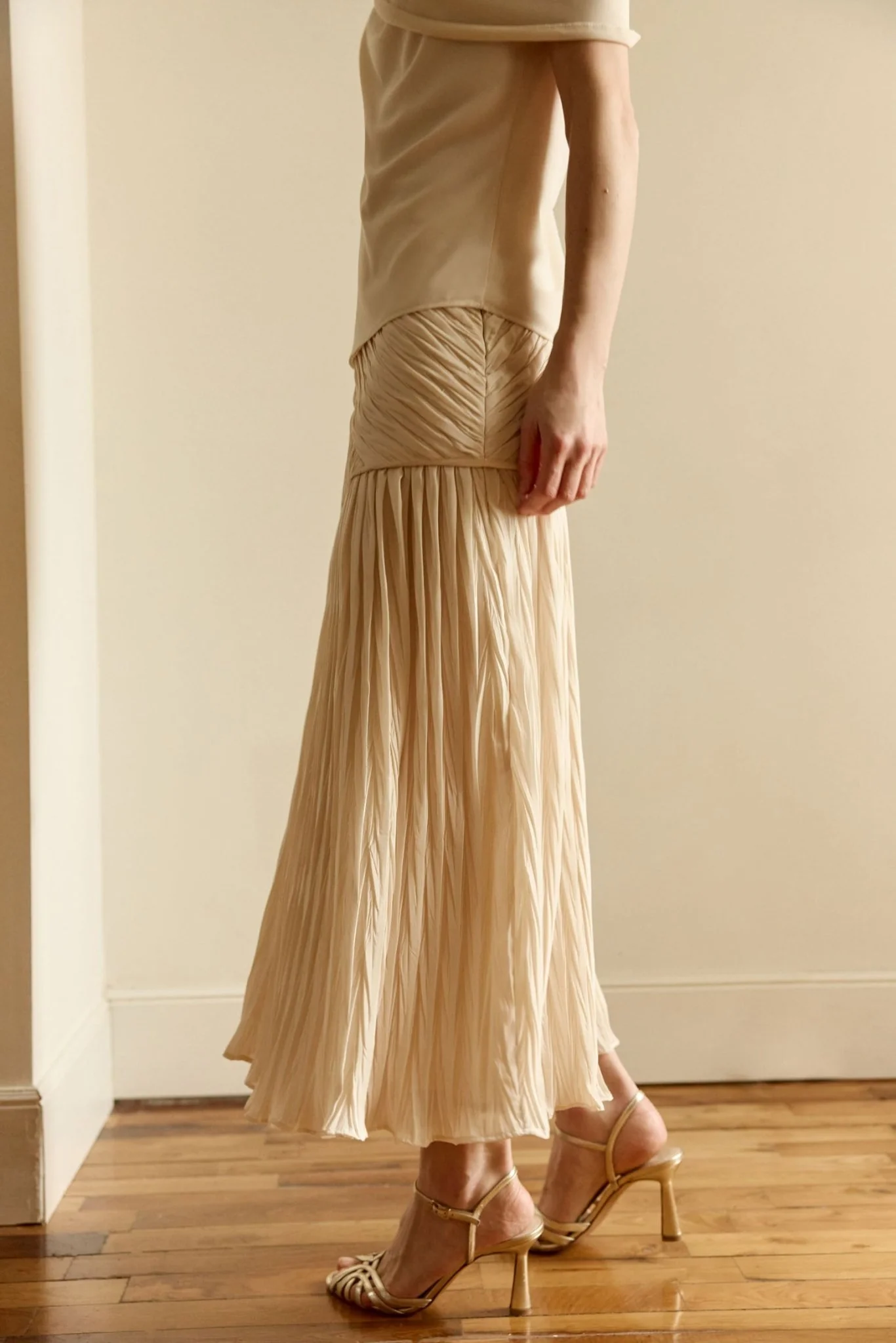 Falda HÉLADE Beige Caliza - Image 3
