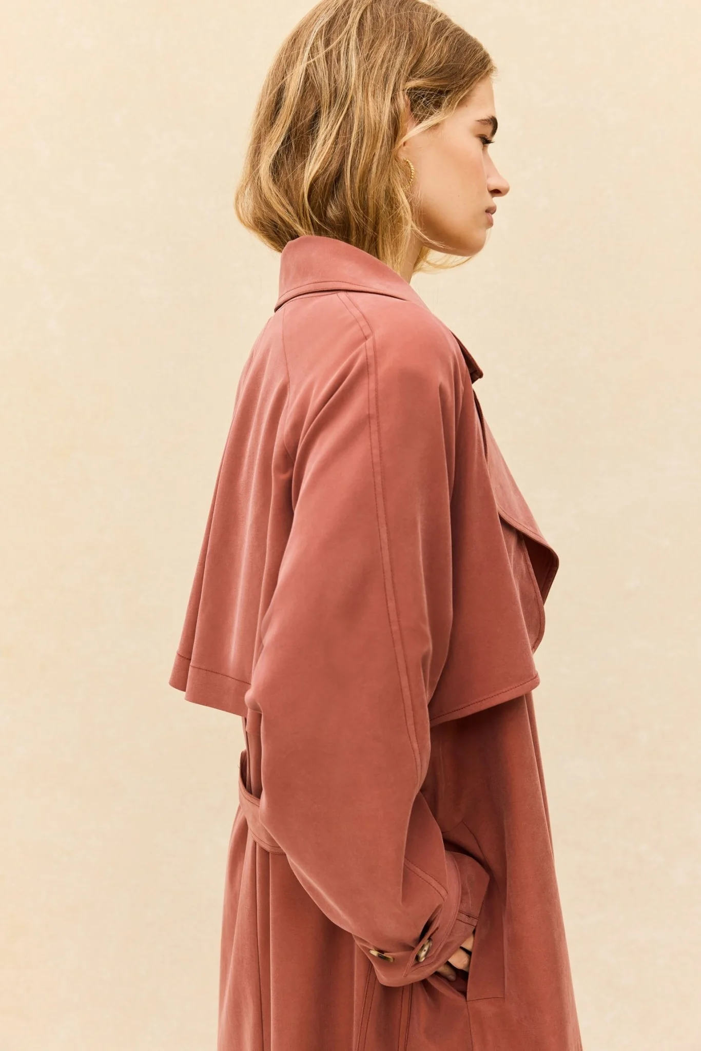 Gabardina KENSINGTON Terracota - Image 5