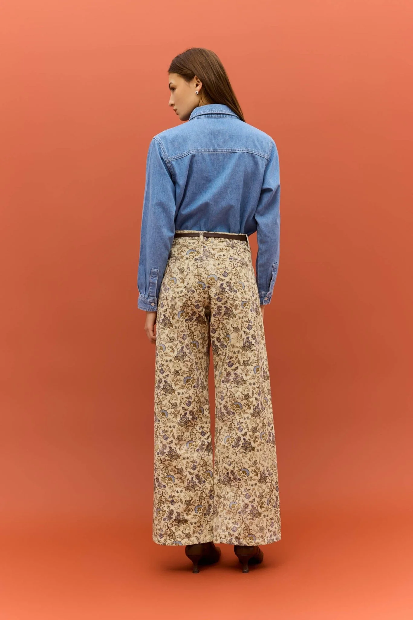 Pantalón BRIGHTON Estampado Camel - Image 5