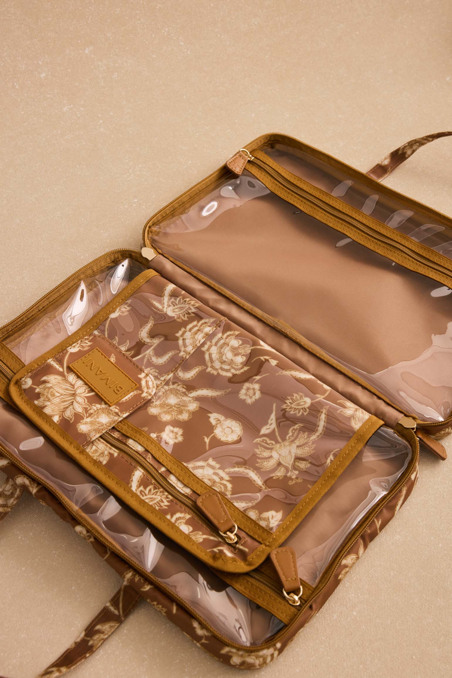 Neceser MARGOT Estampado Mostaza - Image 3