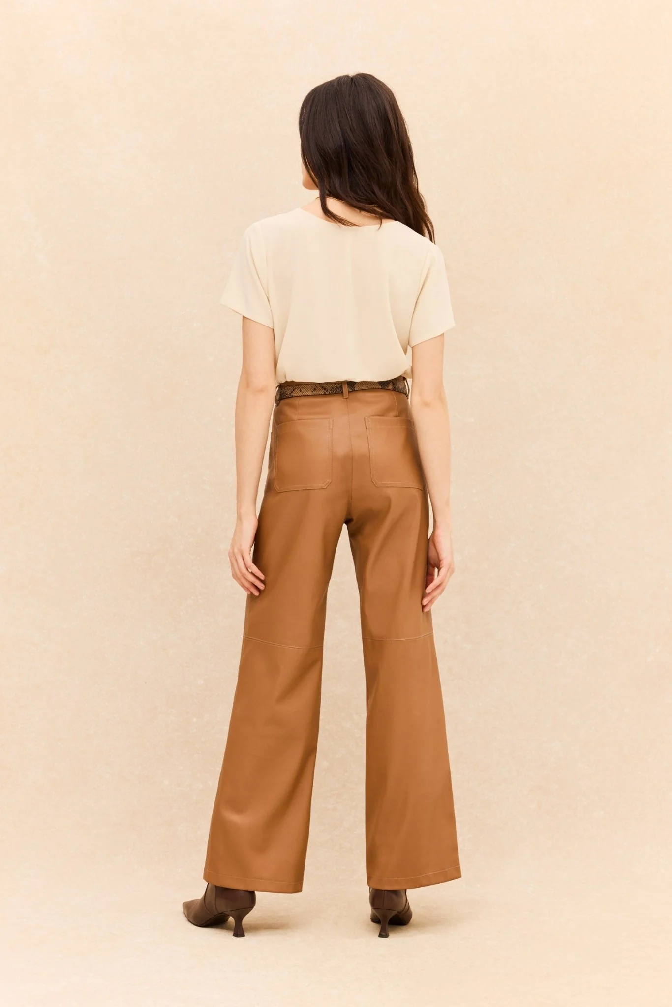 Pantalón SADIE Camel - Image 3
