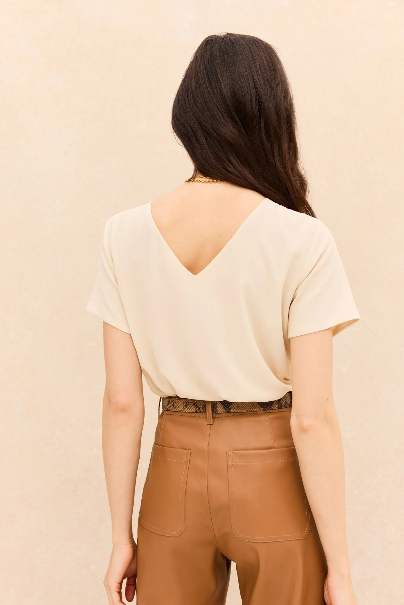 Pantalón SADIE Camel - Image 4