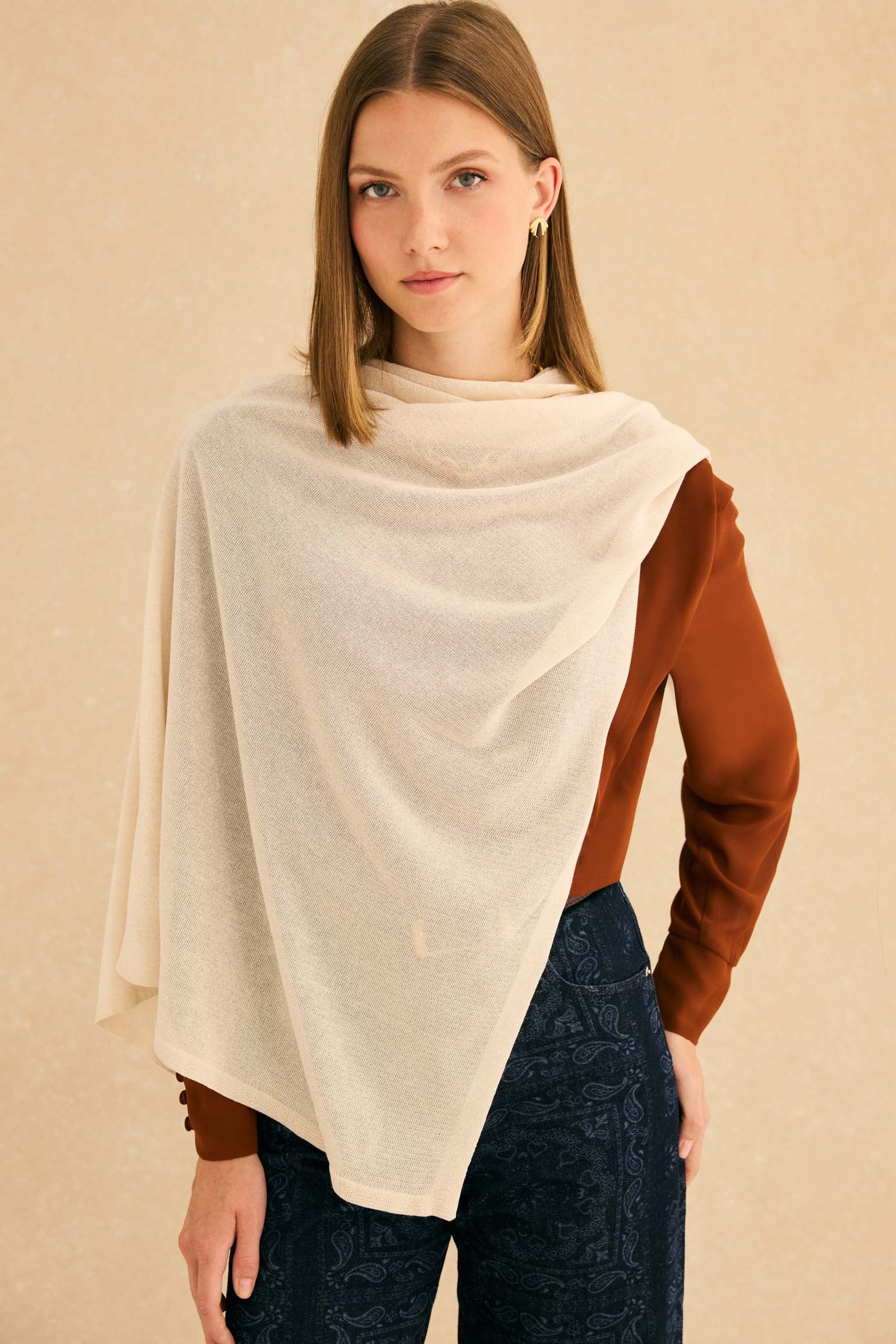 Poncho PUNTO Nude - Image 4