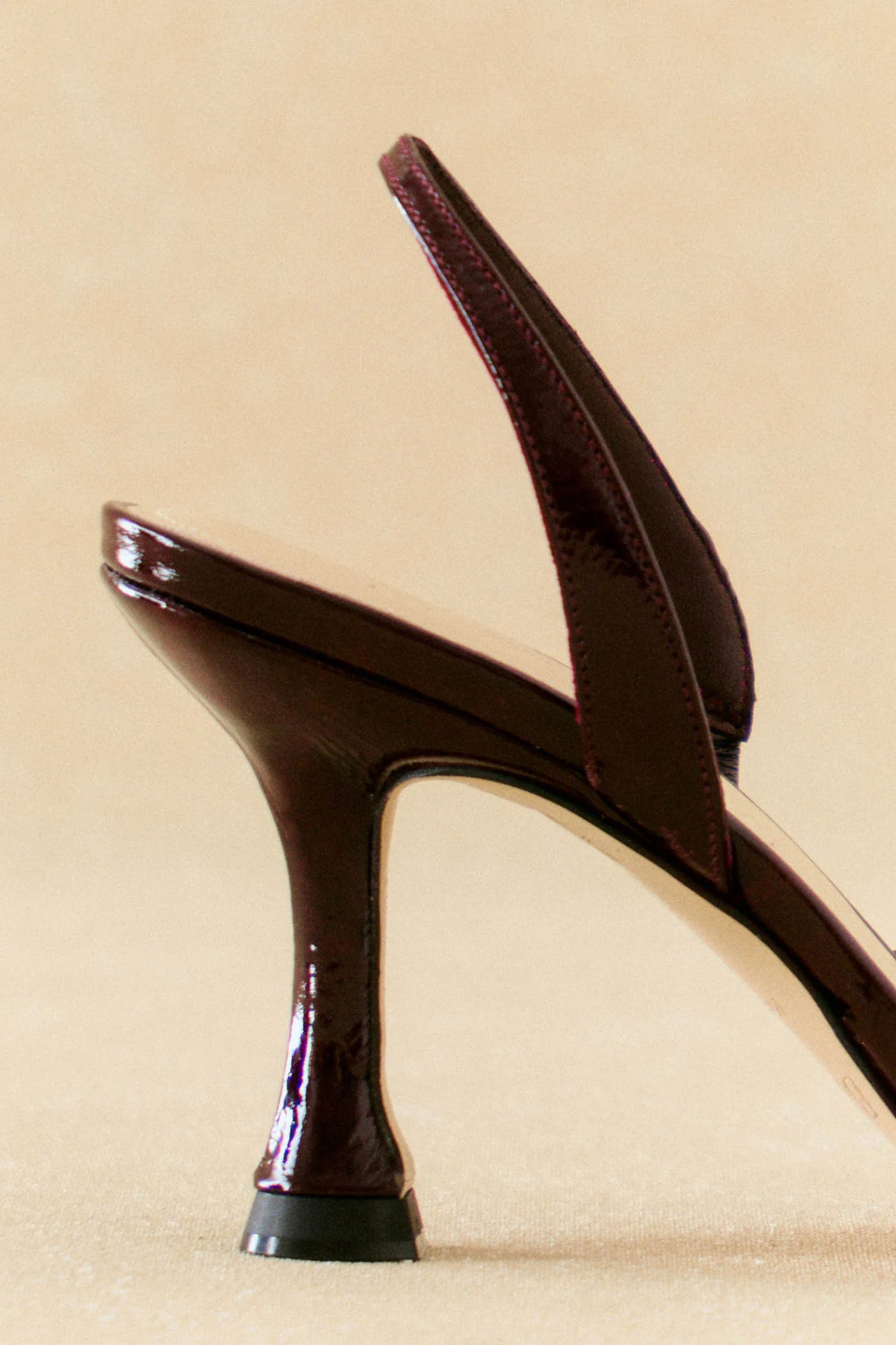 Stiletto NURIA Charol Burgundy - Image 4