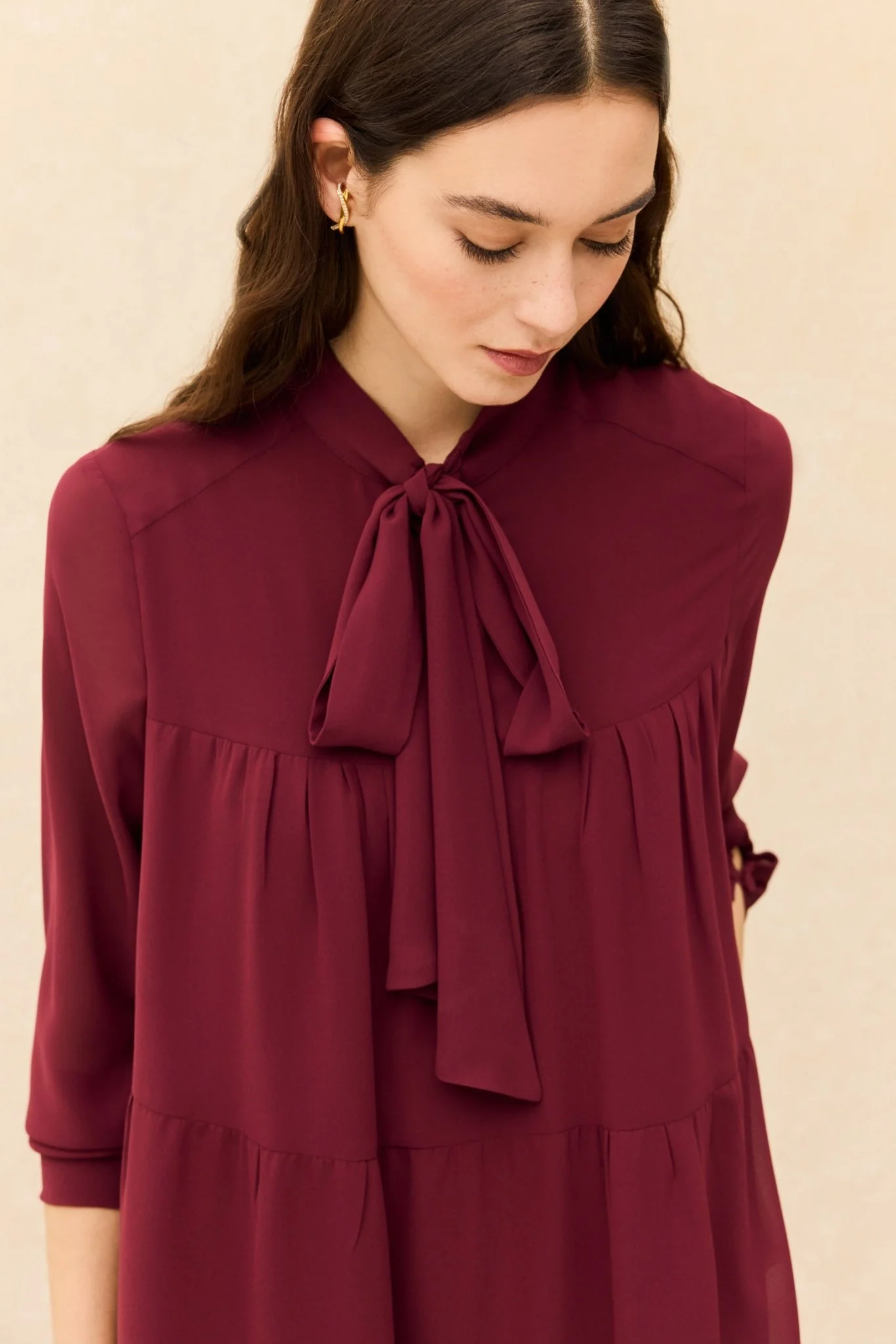 Vestido BOLTON Burdeos Monastrell - Image 6
