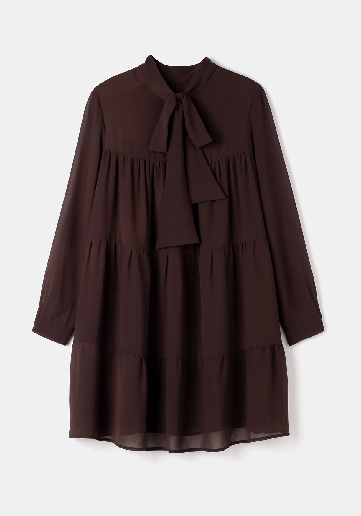 Vestido BOLTON Marrón Cacao - Image 3