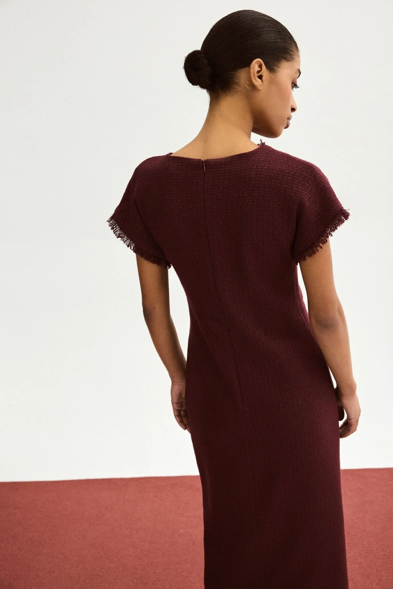 Vestido CATARINA Burdeos Monastrell - Image 4