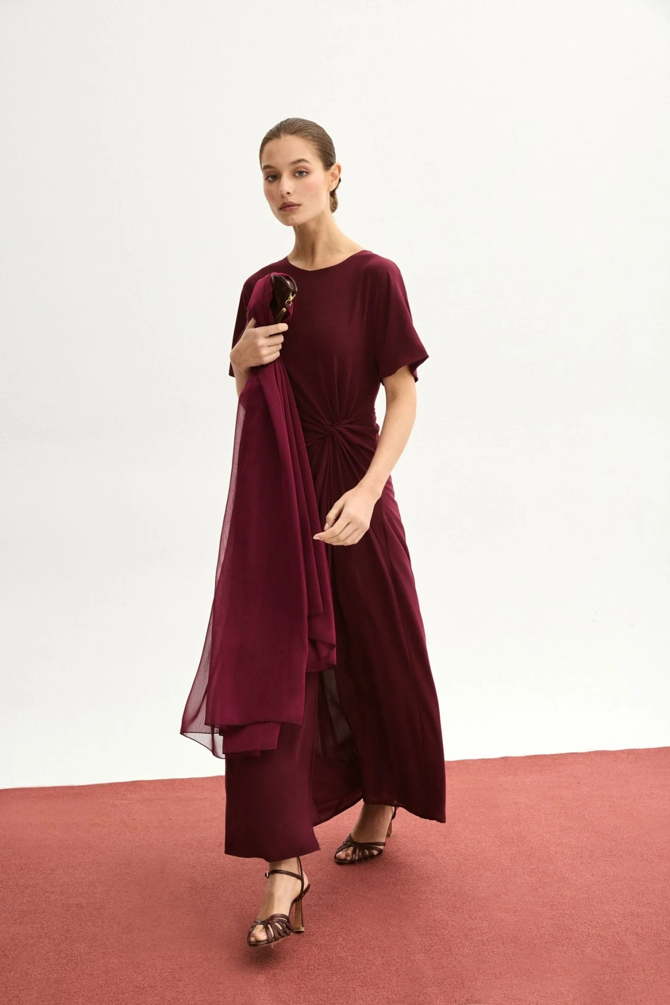 Vestido CHLOÉ Burdeos Monastrell - Image 3