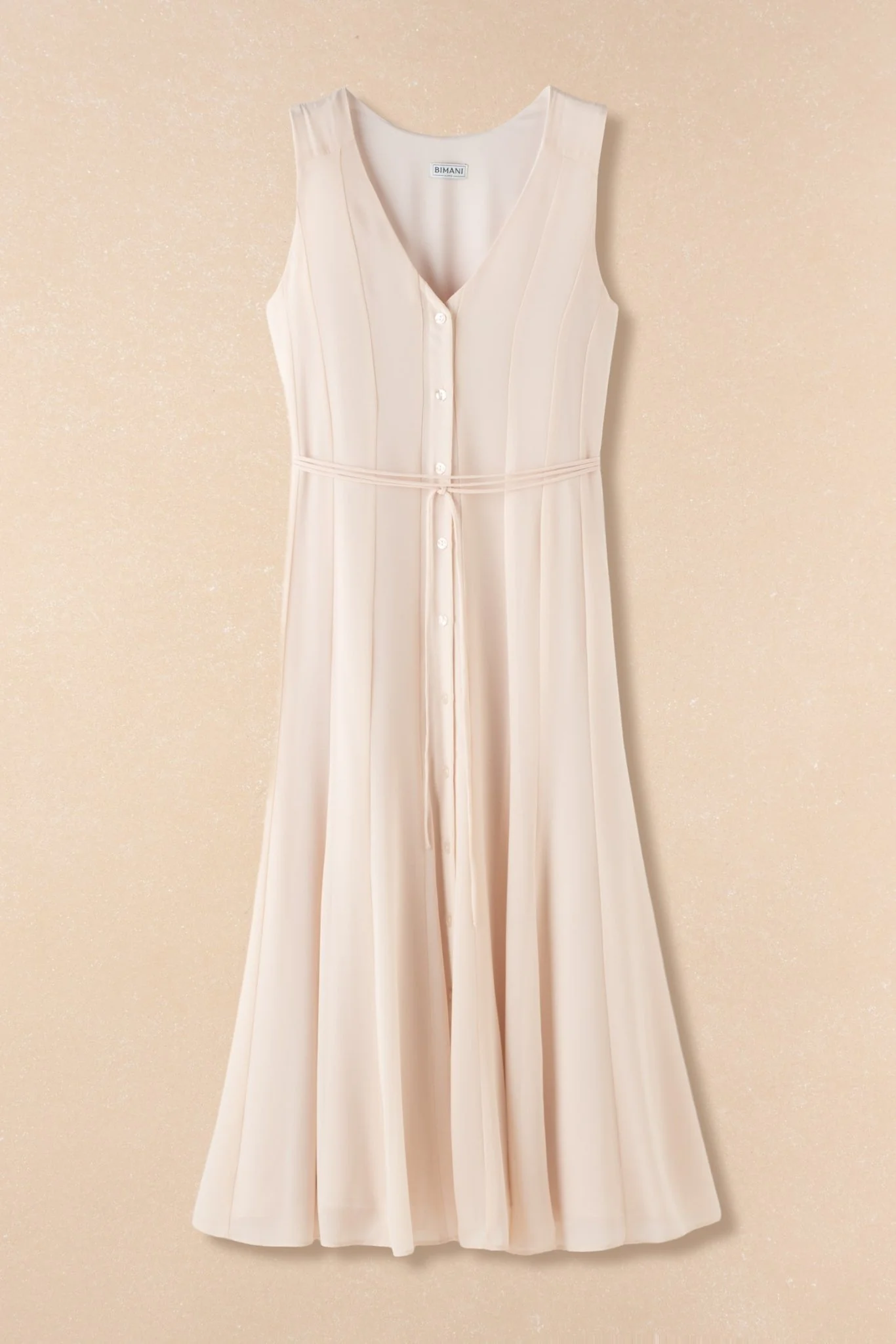 Vestido CORALIMA  Beige Caliza - Image 4