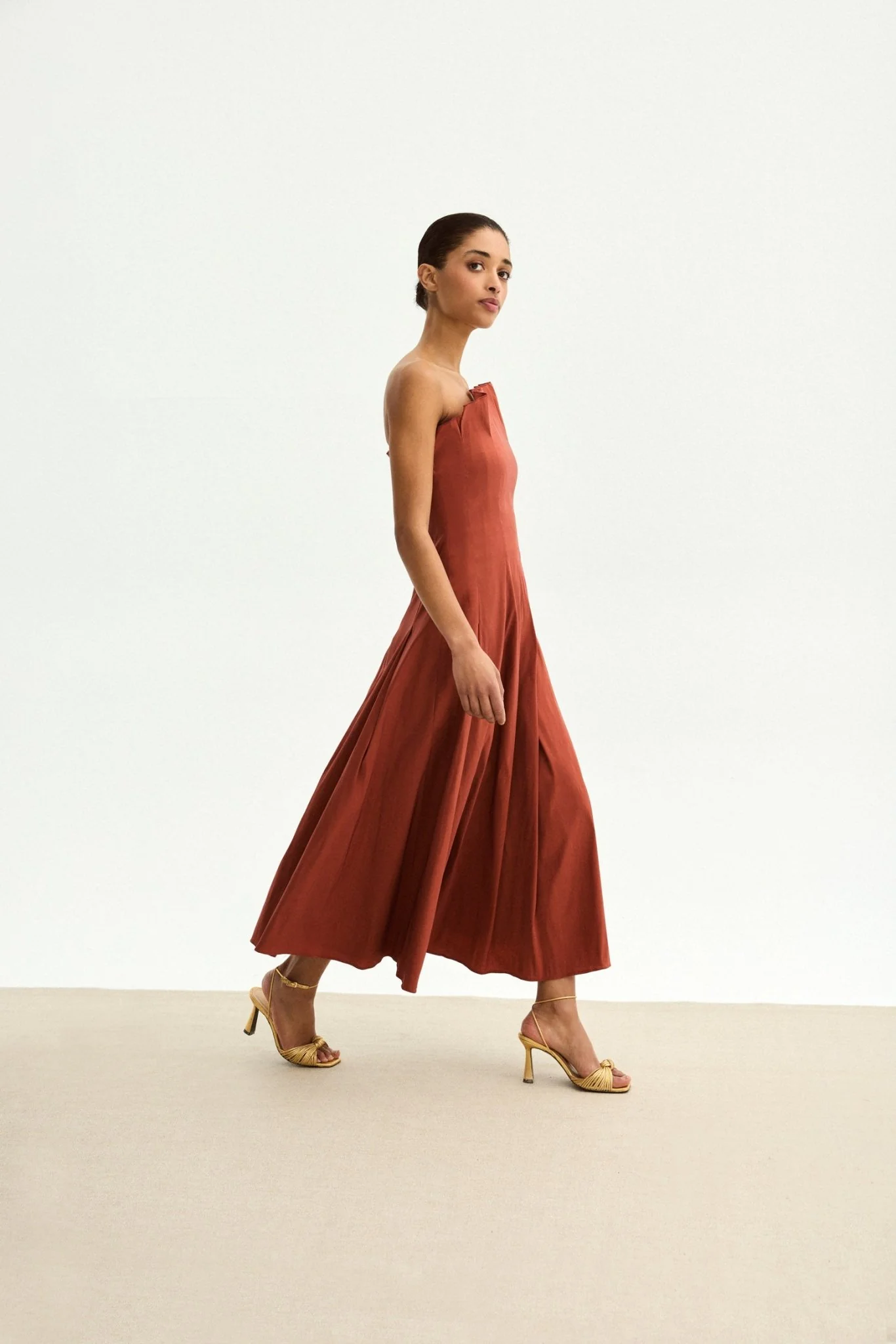 Vestido CORDELIA Teja Caldero - Image 3