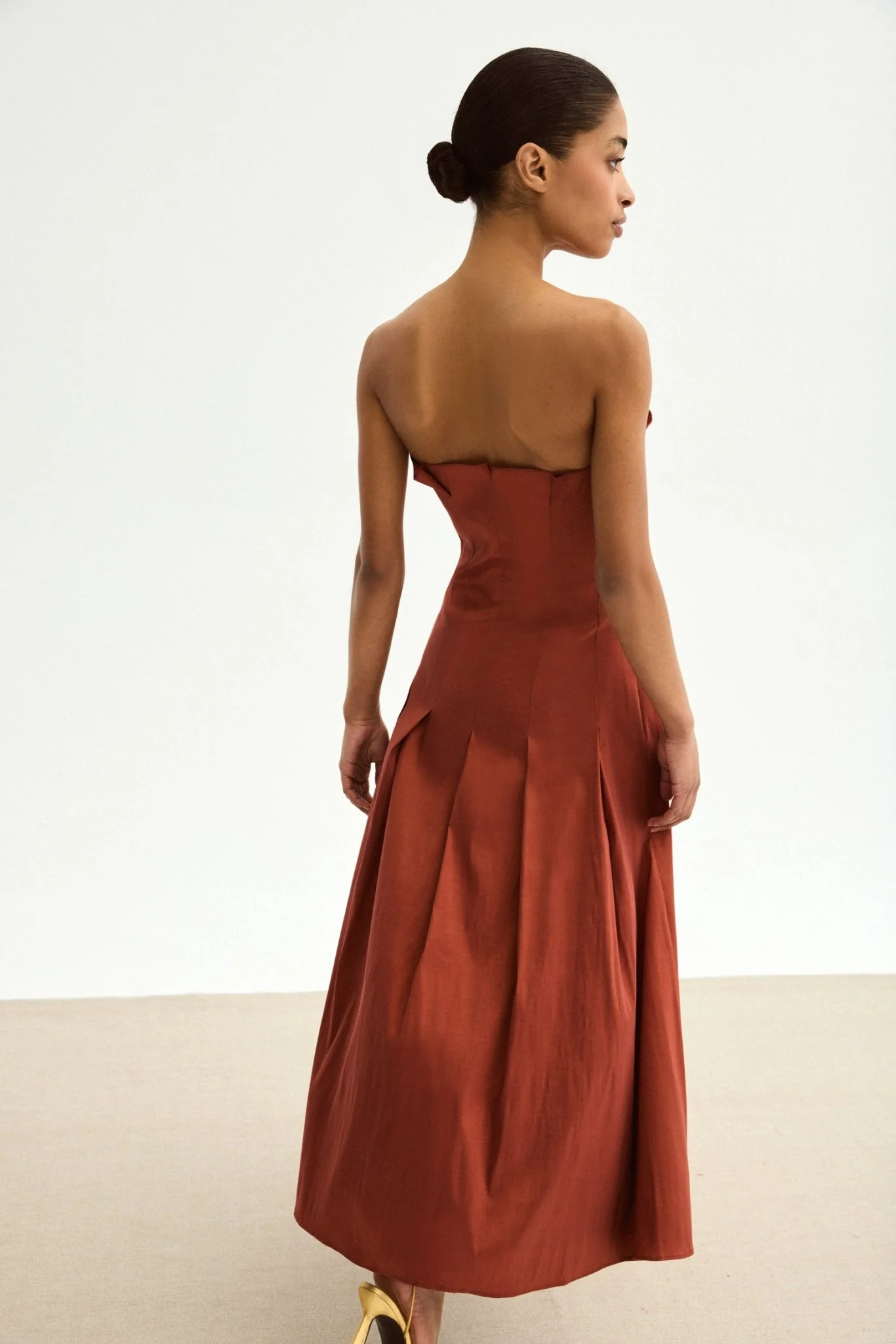 Vestido CORDELIA Teja Caldero - Image 4