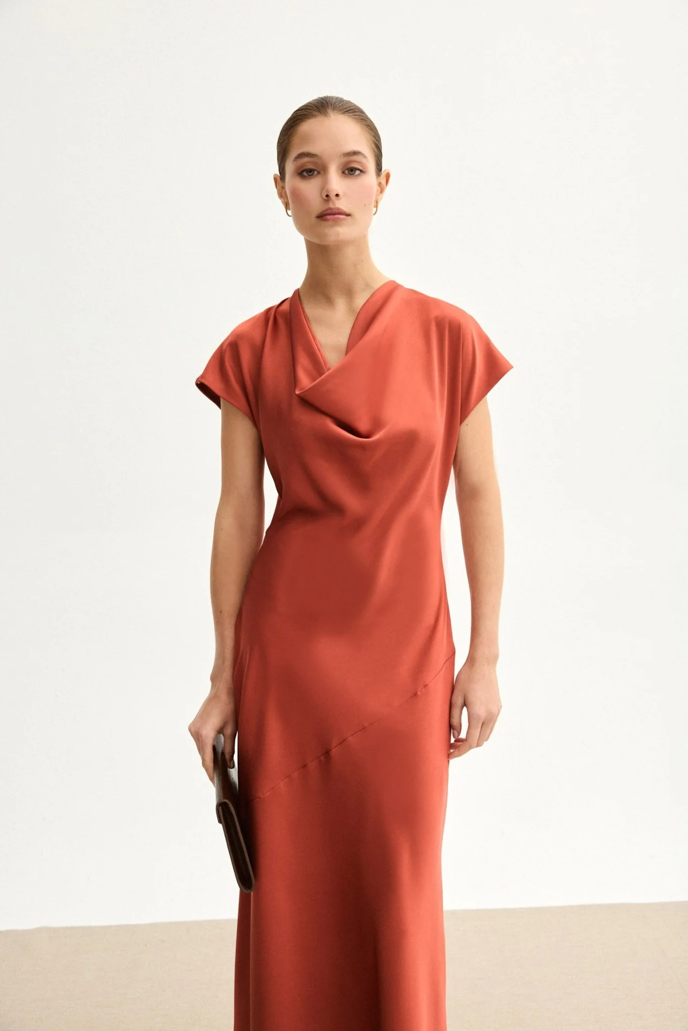 Vestido COSIMA Teja Caldero
