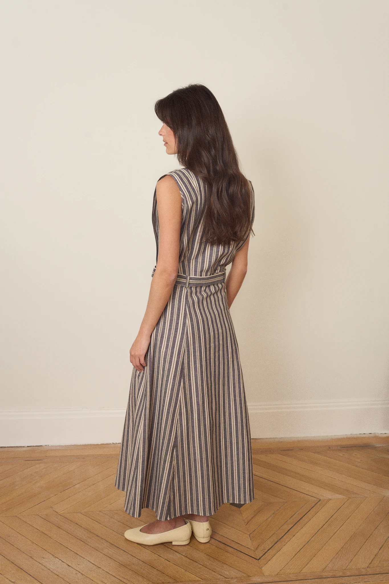Vestido DINAN Rayas Azul - Image 2