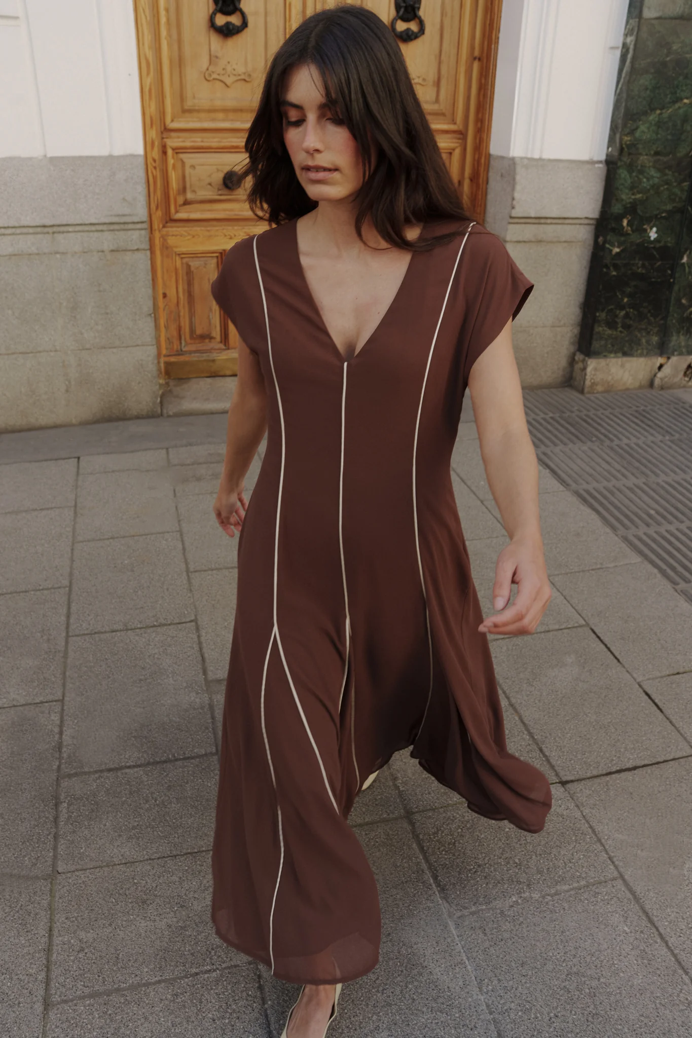 Vestido LIA Marrón Mocca - Image 3