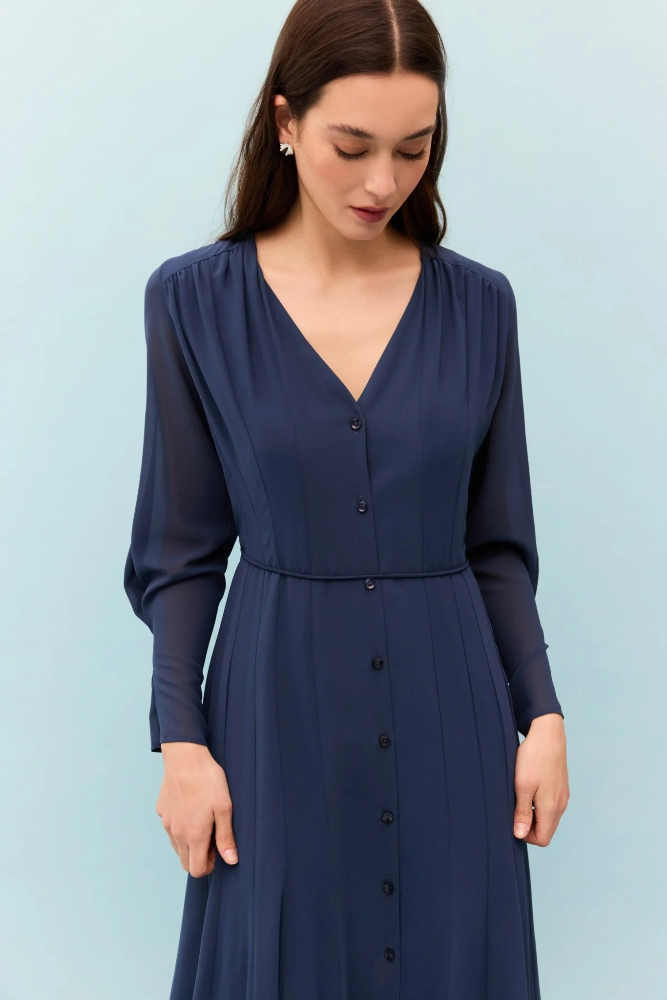 Vestido LYRA Azul Cantábrico - Image 3