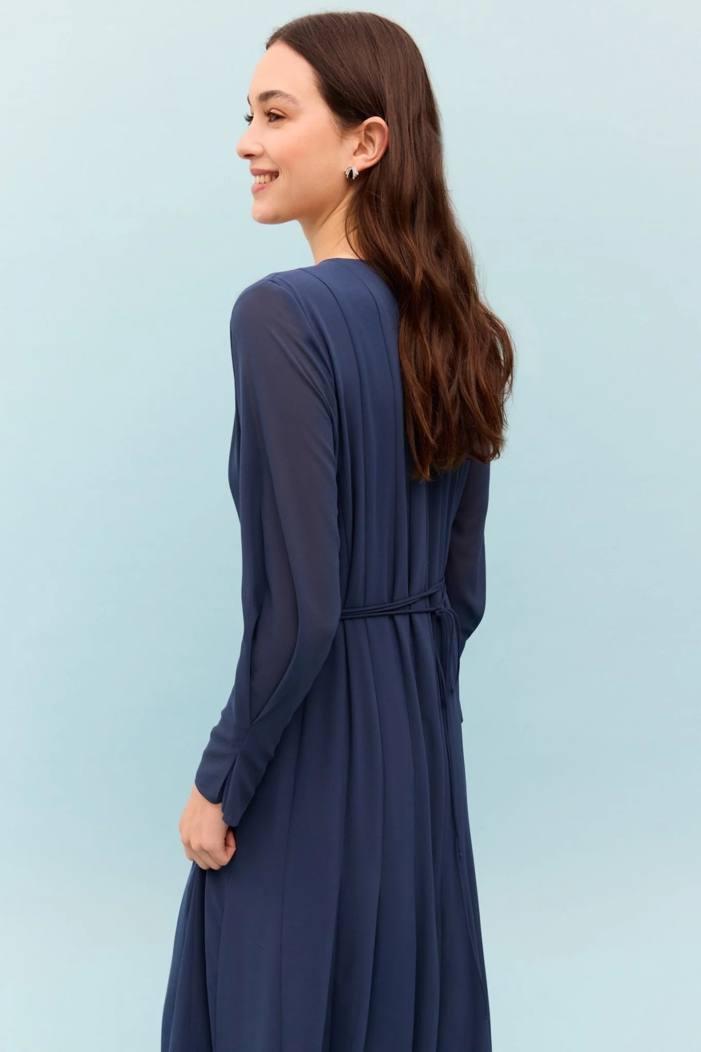 Vestido LYRA Azul Cantábrico - Image 4