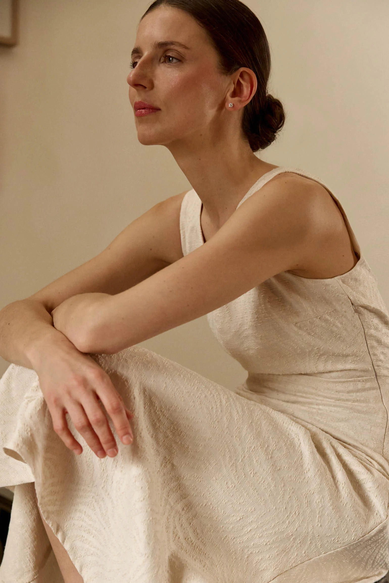 Vestido MIREIA Crema - Image 2