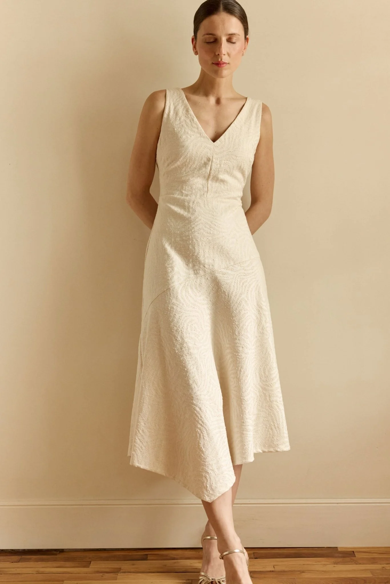 Vestido MIREIA Crema - Image 3