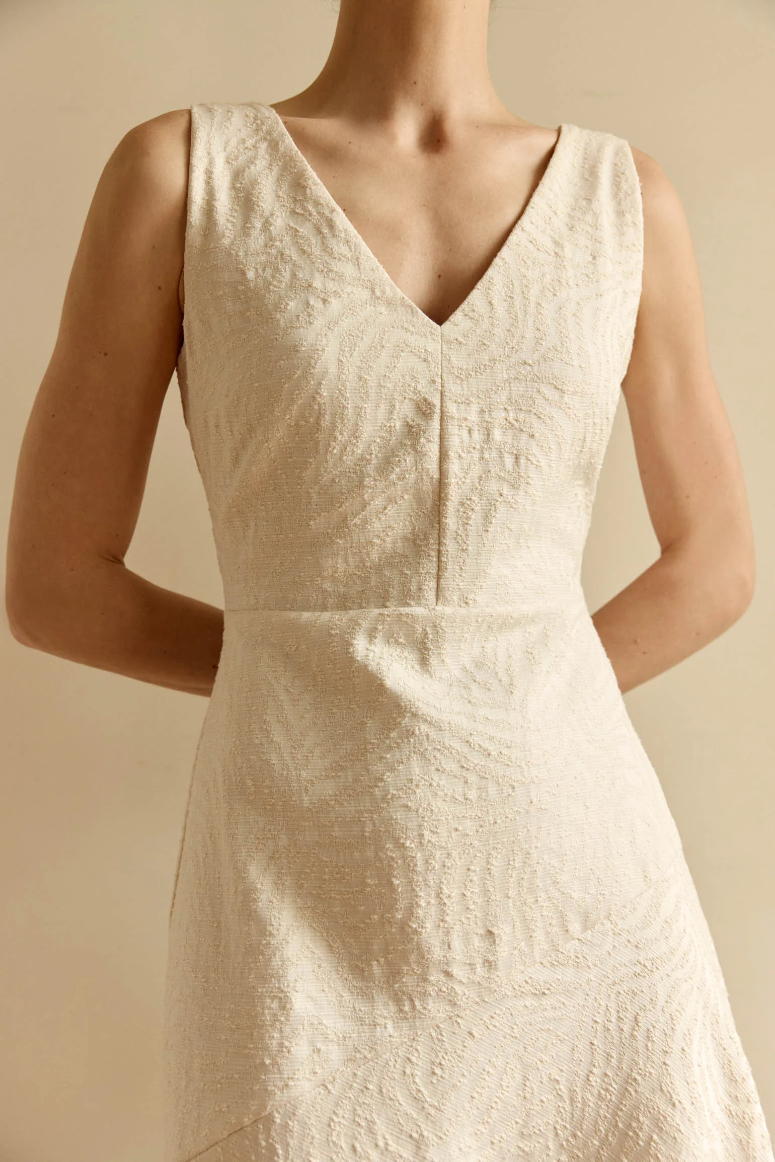 Vestido MIREIA Crema - Image 5