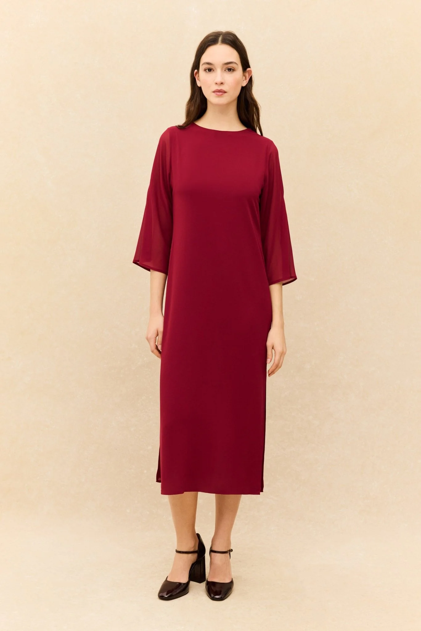 Vestido SIROCO Burdeos Monastrell - Image 3